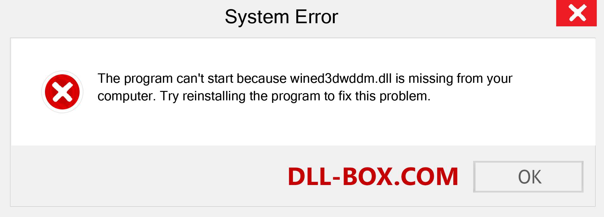  wined3dwddm.dll file is missing?. Download for Windows 7, 8, 10 - Fix  wined3dwddm dll Missing Error on Windows, photos, images